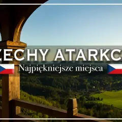 Widok z drewnianej wieży na zielone wzgórza Czech. Idealne miejsce na wakacje, by odkryć najpiękniejsze zakątki.