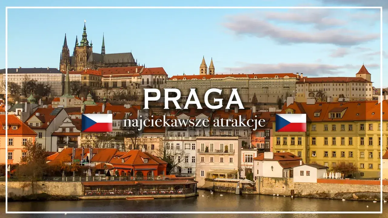 Wycieczka do Pragi: widok na zamek i malownicze kamienice nad Wełtawą.