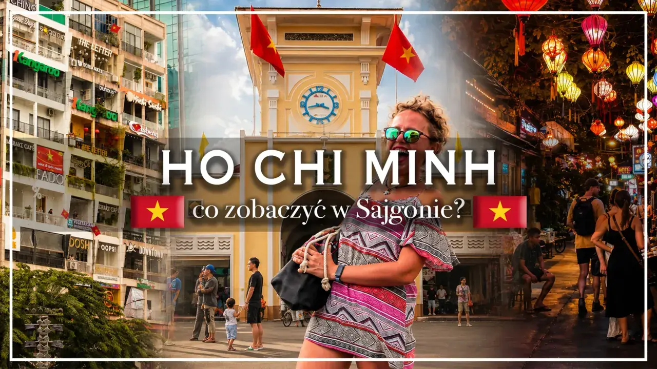 Ho Chi Minh, miasto pełne życia, z kolorowymi latarniami i tętniącymi życiem ulicami.